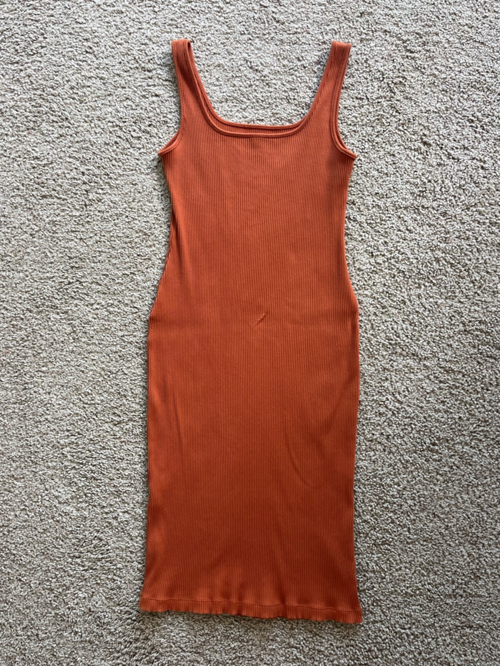 Uniqlo Ribbed Midi Dress